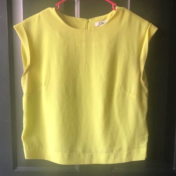 Yellow shell top Clearance
